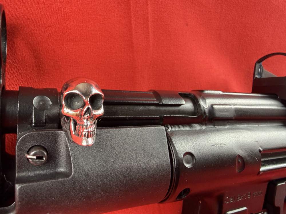 Custom Century AP5-P 9mm - SKULL Charging Handle - RED DOT!-img-2