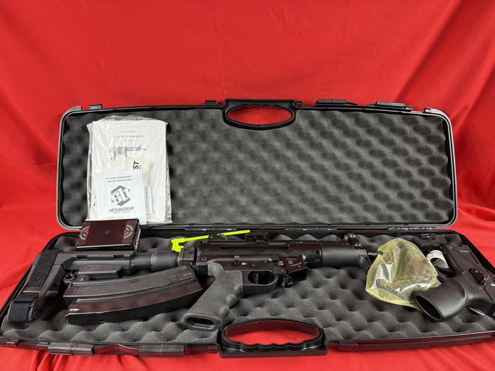 Custom Century AP5-P 9mm - SKULL Charging Handle - RED DOT!-img-1