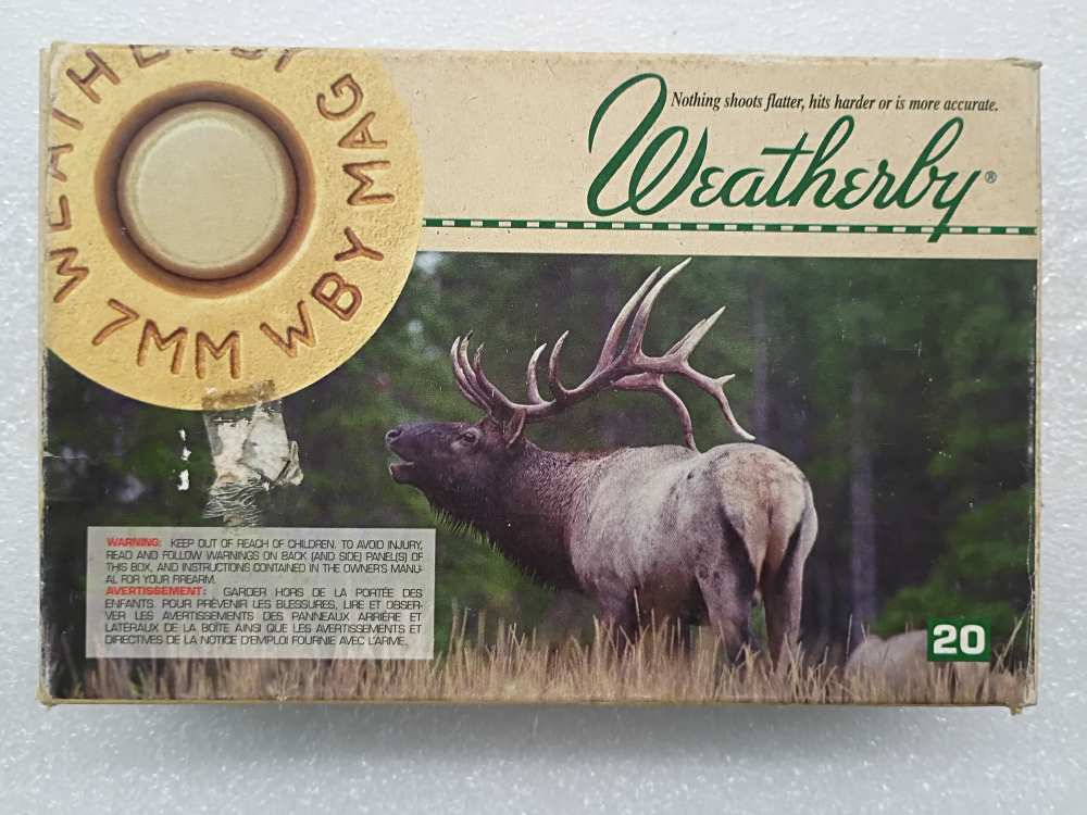 Weatherby 7mm Weatherby Magnum 150 Gr Ultra-High Velocity Ammo 20 Rounds-img-1