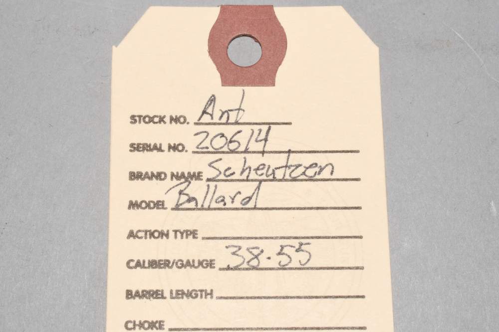 Custom Scheutzen STYLE Marlin Ballard Single Shot Rifle 38-55 Win HB READ-img-1