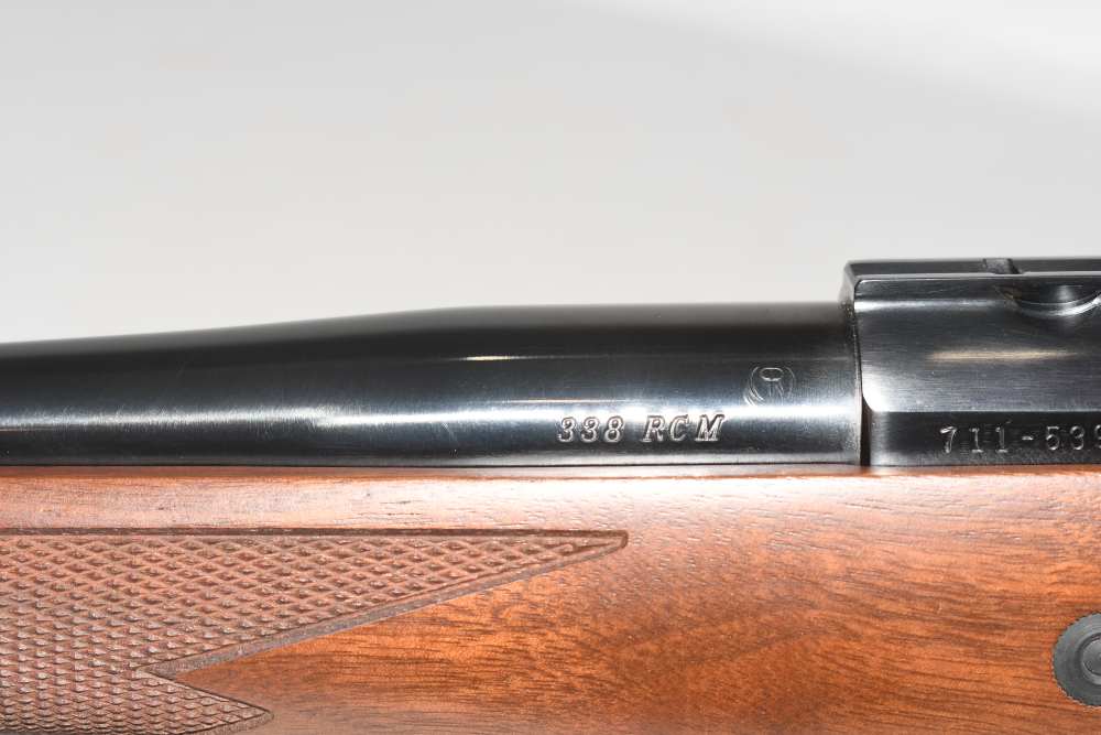 Excellent Ruger M77 Hawkeye Bolt Action Rifle 338 RCM 22" W Box 2012-img-24