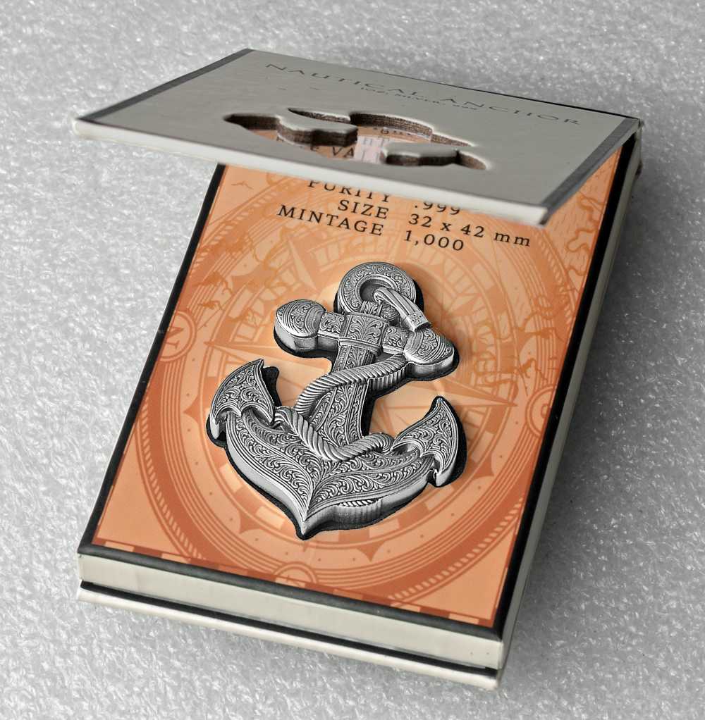 2025 - Samoa - 1oz .999 silver - Nautical Anchor-img-2