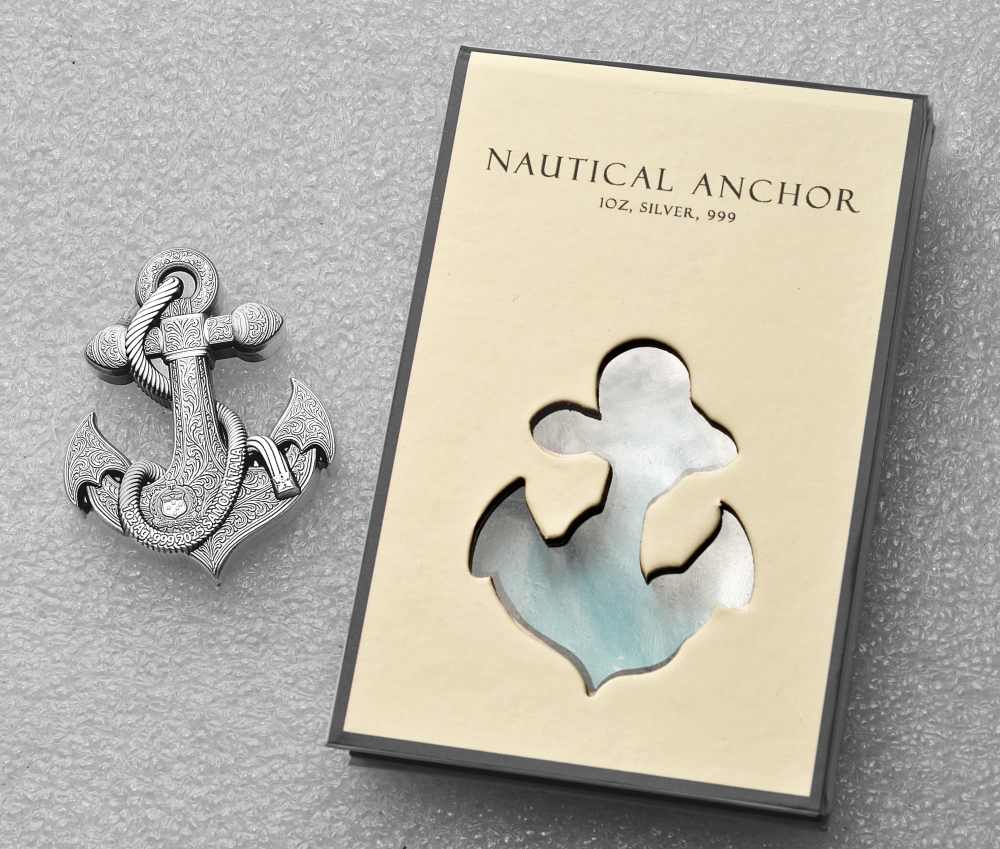 2025 - Samoa - 1oz .999 silver - Nautical Anchor-img-0