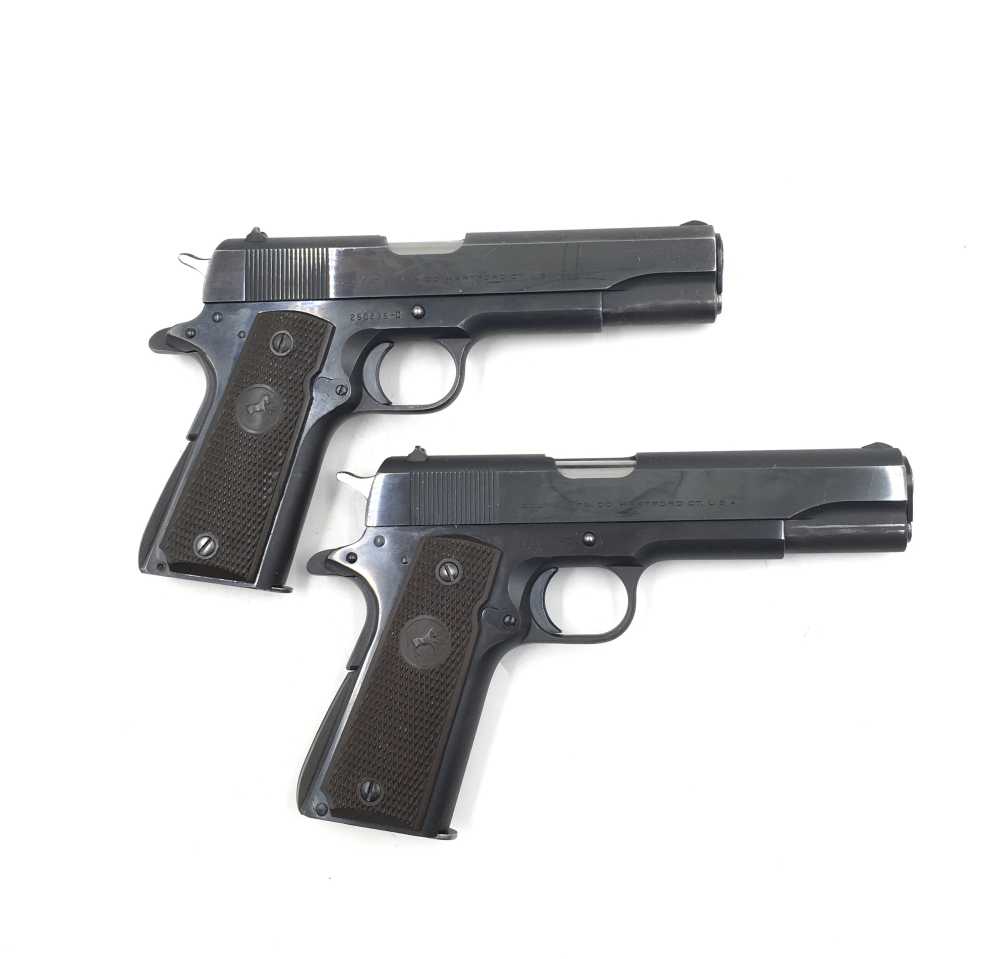 Rare Consecutive Number Connecticut National Guard 1911 Government Models  -img-0