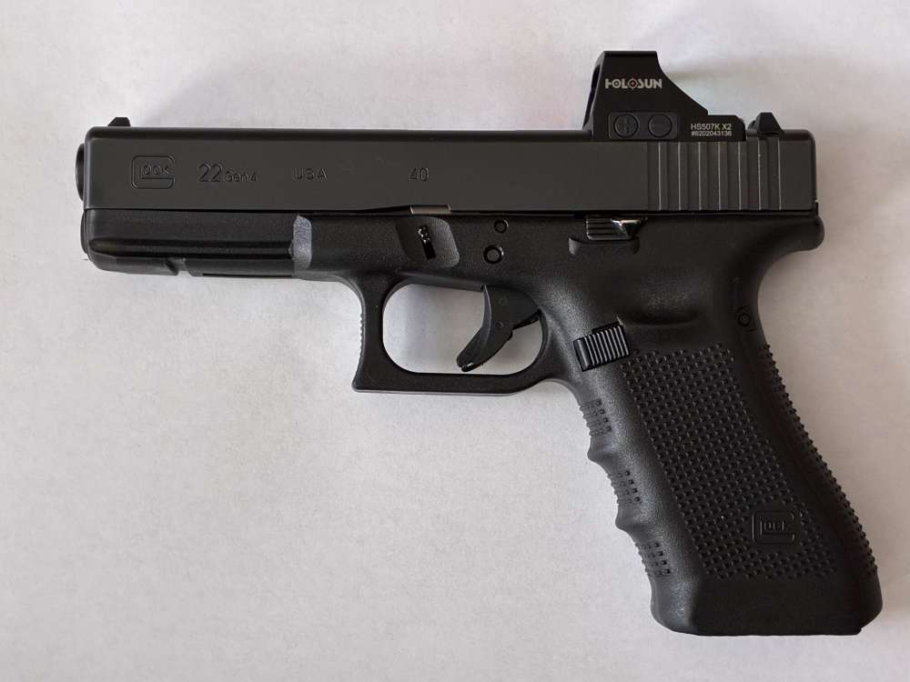 Glock 22 Gen4 .40 S&W | Holosun 507K X2 | GlockStore Milled | 6 Mags-img-0
