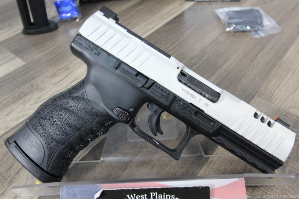 NIB Walther WMP Semi Auto Pistol .22 Mag 4.5" 15+1 Stainless 5220306-img-2