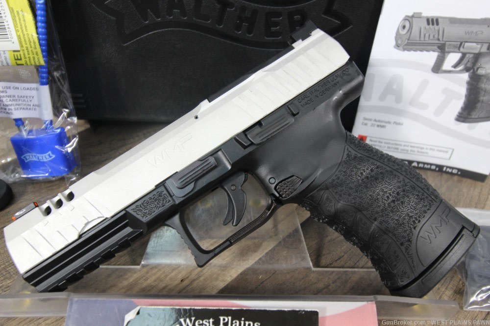 NIB Walther WMP Semi Auto Pistol .22 Mag 4.5" 15+1 Stainless 5220306-img-1