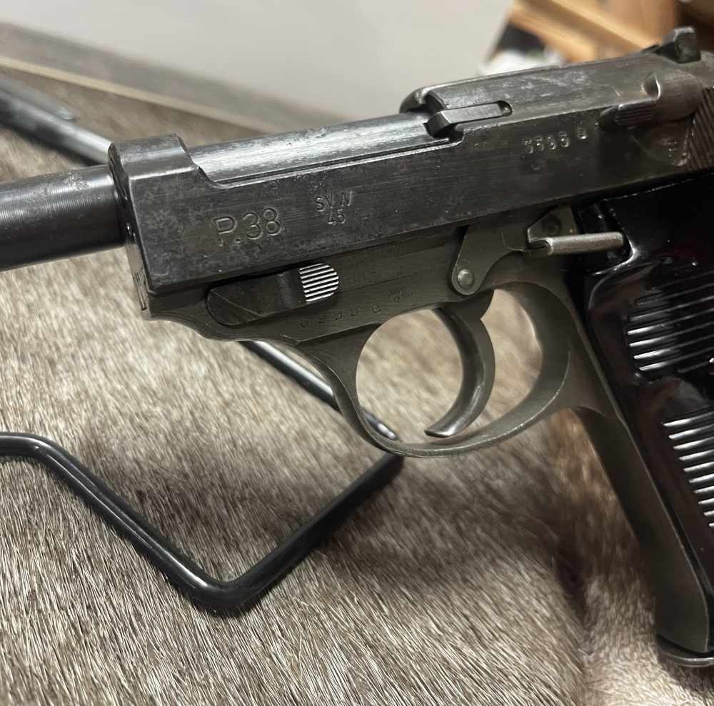 Late-War SVW 45 P38 WWII German 1945 C&R RARE 2-tone frame-img-3