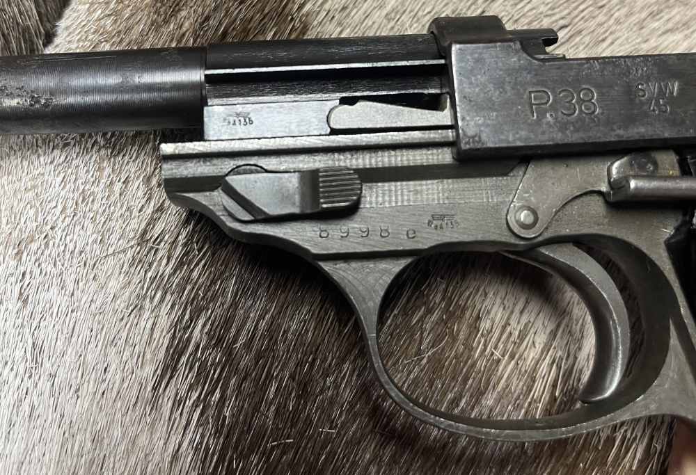 Late-War SVW 45 P38 WWII German 1945 C&R RARE 2-tone frame-img-11