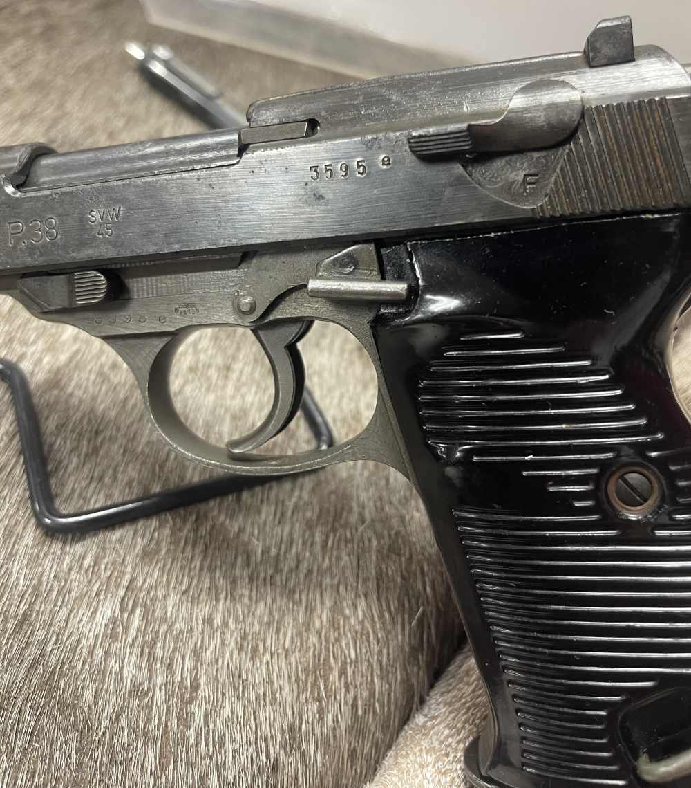Late-War SVW 45 P38 WWII German 1945 C&R RARE 2-tone frame-img-1