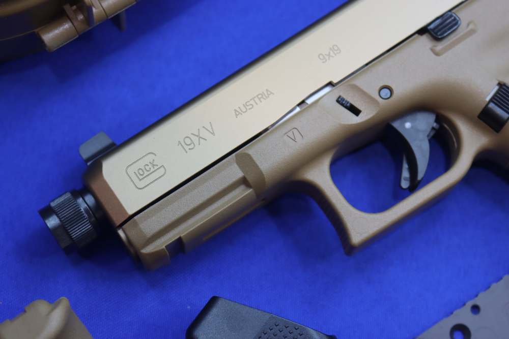Glock G19X V MOS TB Pistol 9MM 19RD Austria THREADED FDE nPVD Optics Ready-img-3