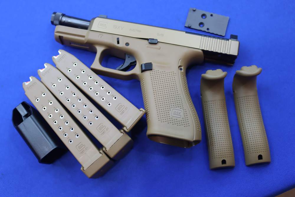 Glock G19X V MOS TB Pistol 9MM 19RD Austria THREADED FDE nPVD Optics Ready-img-29