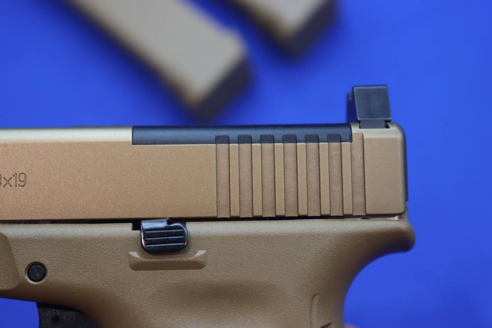 Glock G19X V MOS TB Pistol 9MM 19RD Austria THREADED FDE nPVD Optics Ready-img-26