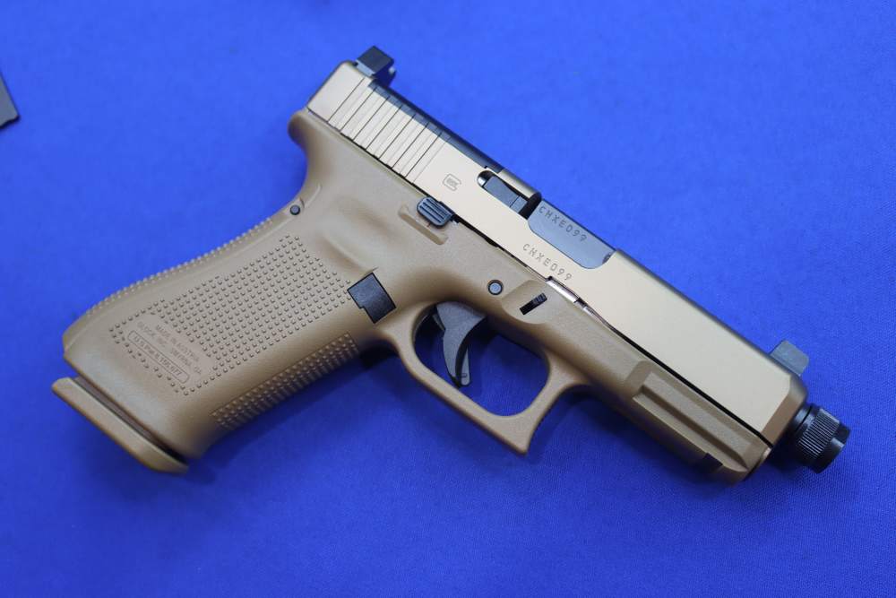 Glock G19X V MOS TB Pistol 9MM 19RD Austria THREADED FDE nPVD Optics Ready-img-8