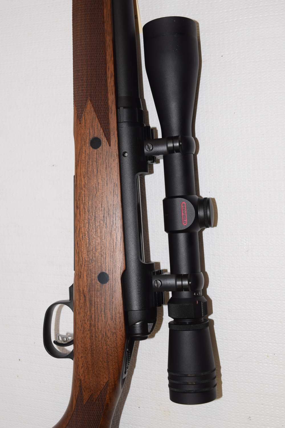 Savage 110 Rebarreled to 450 BM, 20" bbl, Redfield 4-12x40, VG Cond.-img-7