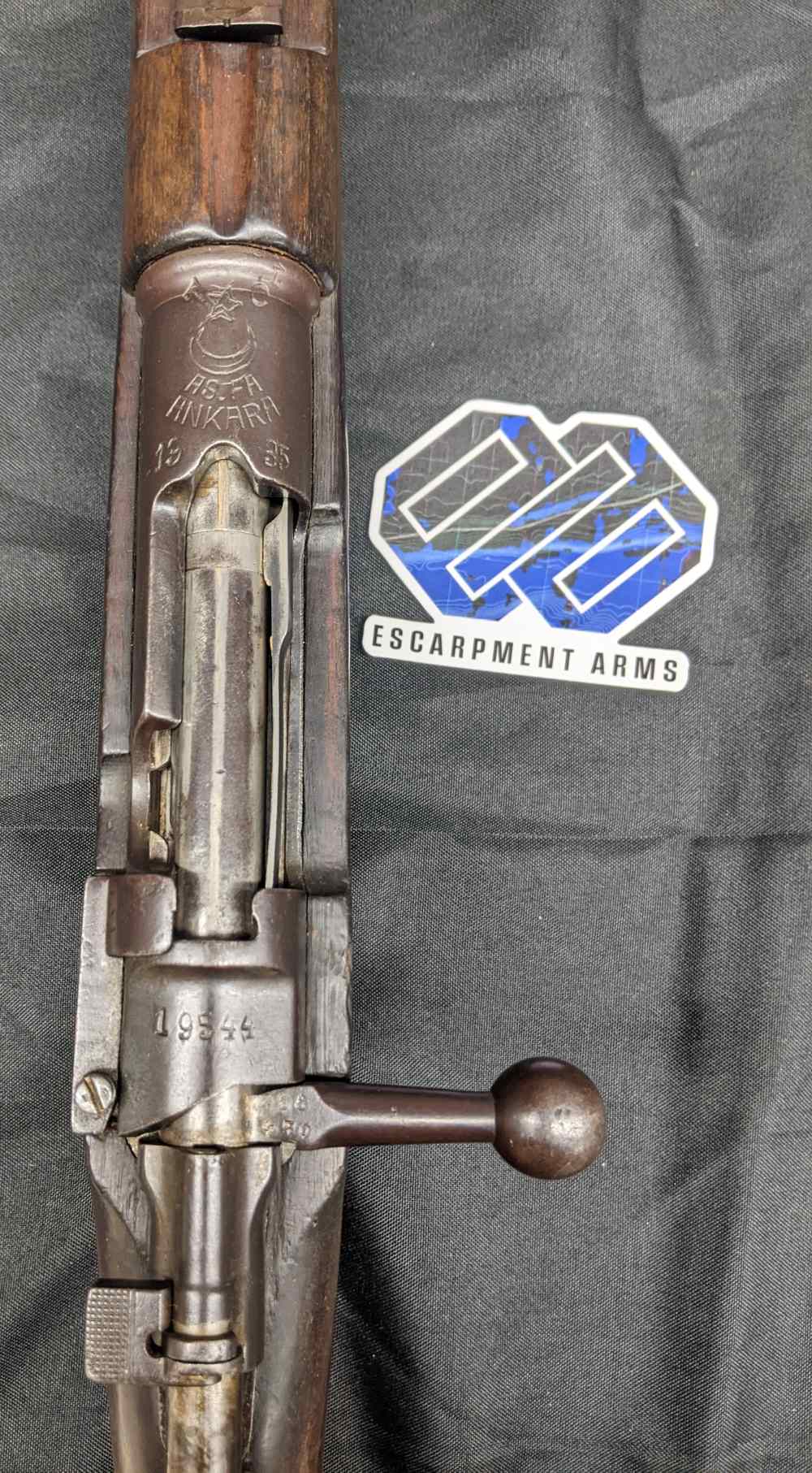 Used Turkish Mauser Chambered in 8MM Bore has Pitting-img-1
