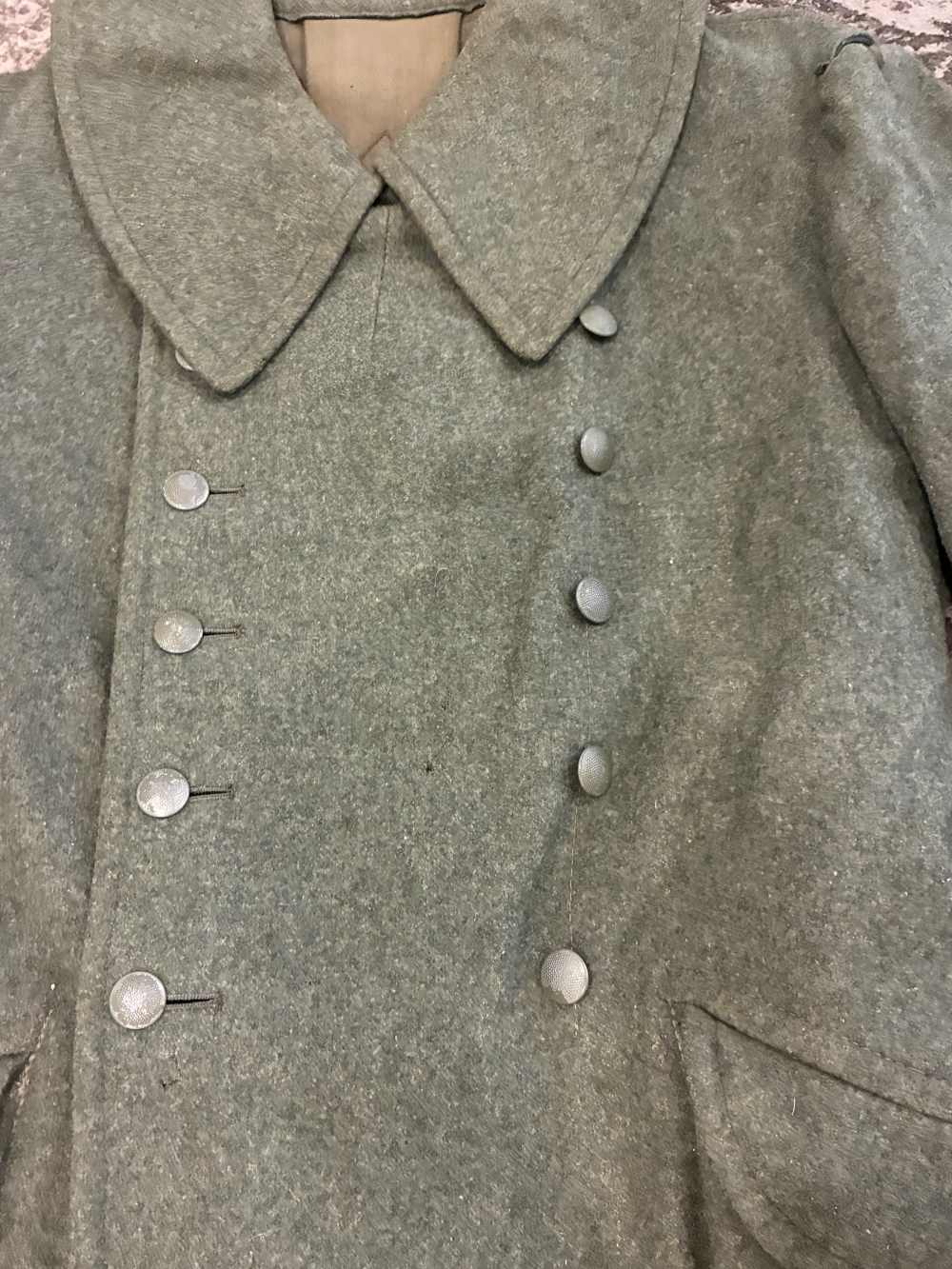 Original German WW2 M42 Great Coat Mantel -img-3