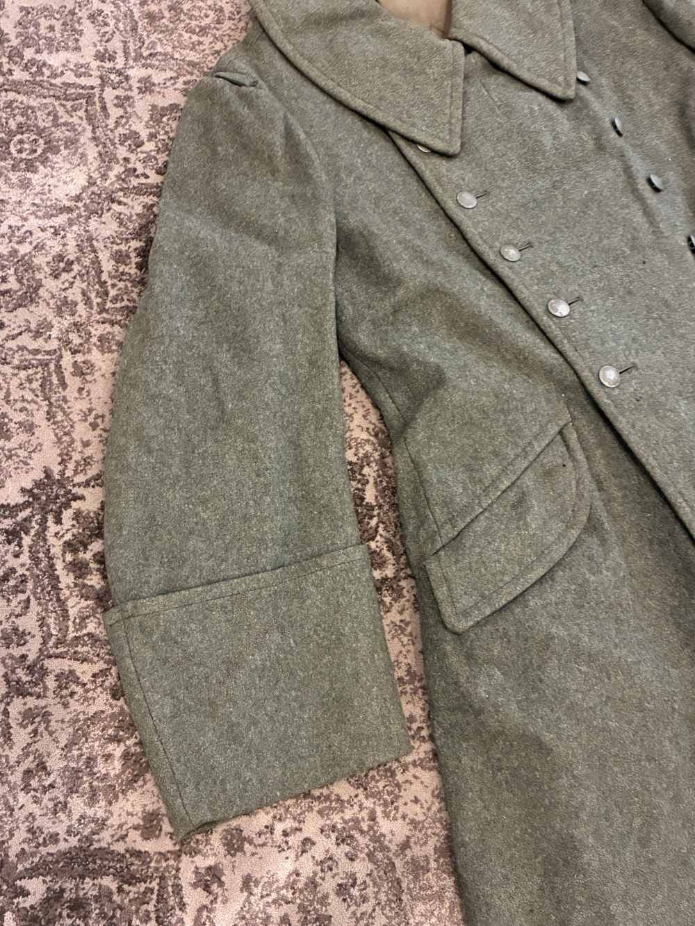 Original German WW2 M42 Great Coat Mantel -img-1