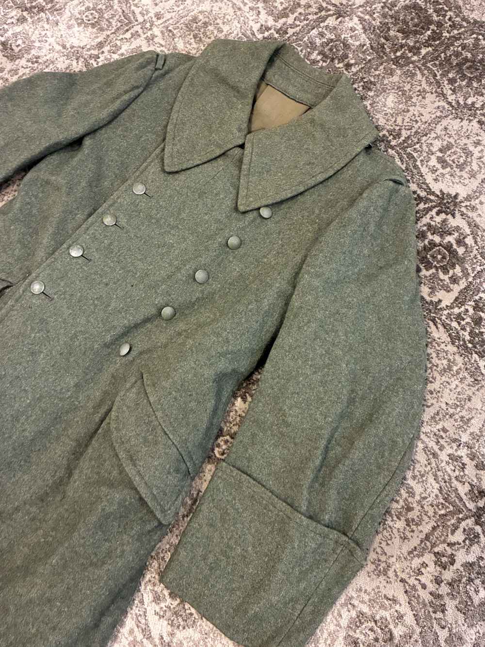 Original German WW2 M42 Great Coat Mantel -img-2