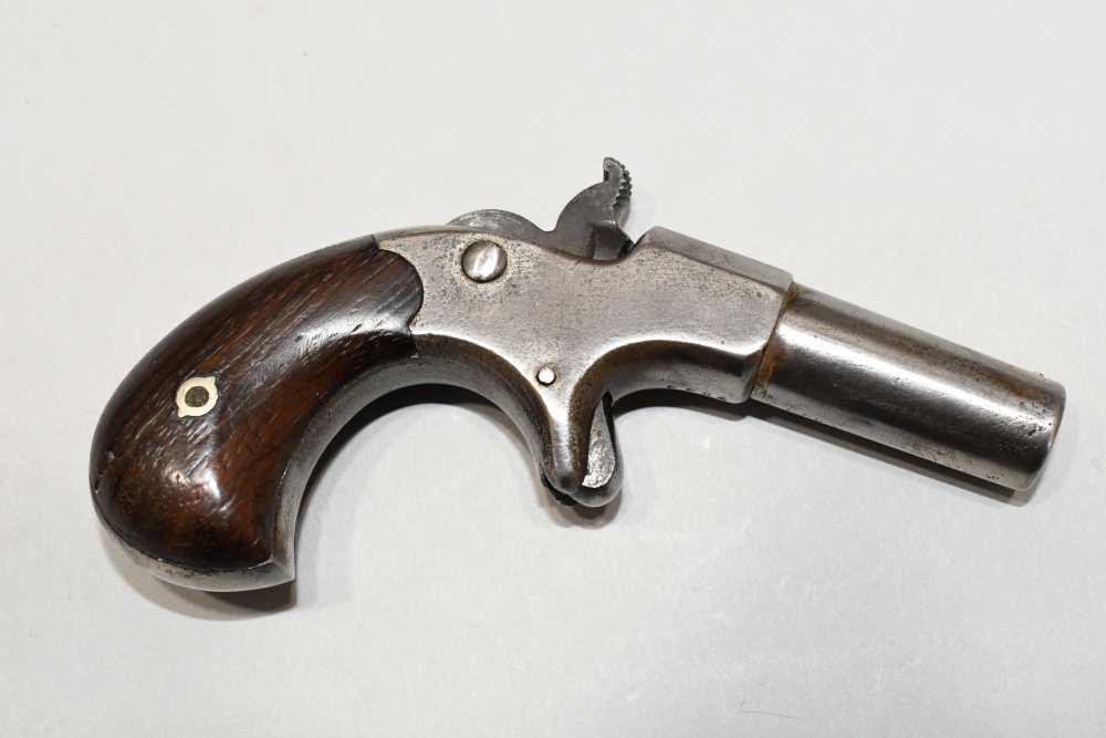Remington Elliot's Patent Vest Pocket Single Shot Deringer 41 RF Pistol-img-0