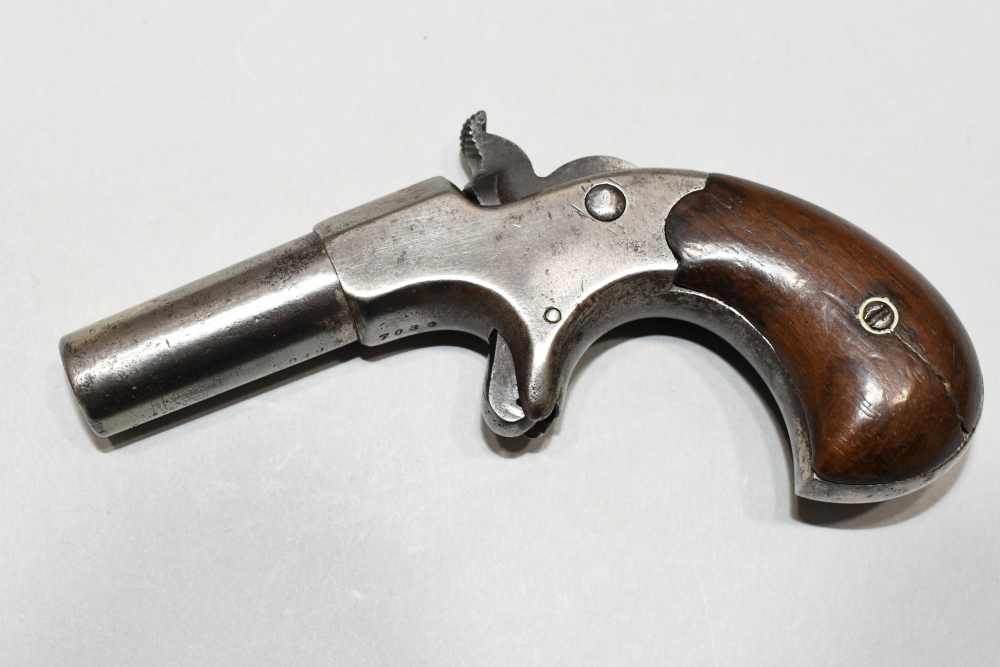 Remington Elliot's Patent Vest Pocket Single Shot Deringer 41 RF Pistol-img-4