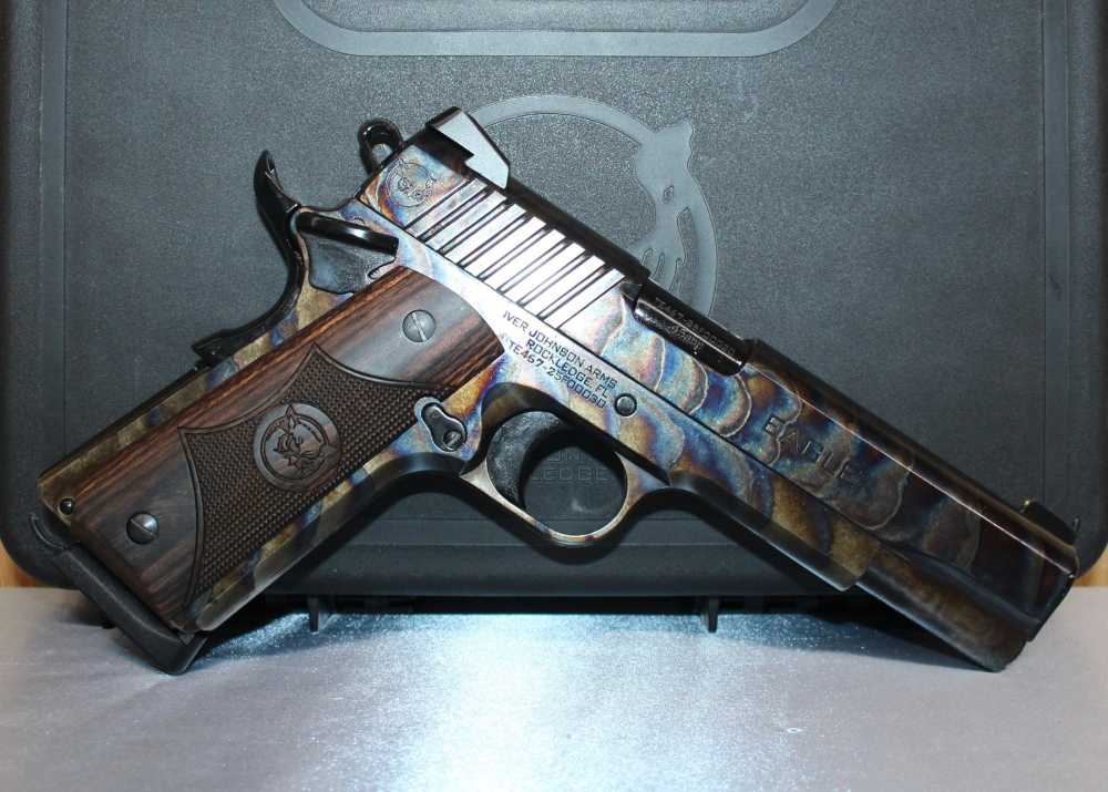 Iver Johnson Eagle Color Case Hardened 45ACP 5" Barrel, LAYAWAY AVAILABLE!-img-3