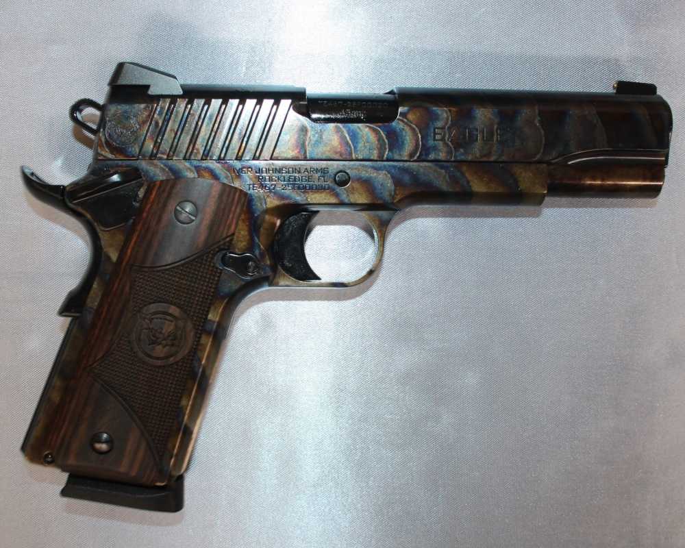 Iver Johnson Eagle Color Case Hardened 45ACP 5" Barrel, LAYAWAY AVAILABLE!-img-2