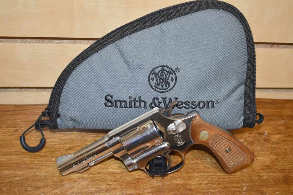 Smith & Wesson Model 36-1 .38 Special 3" Nickel Revolver 70's Era 95% -img-0
