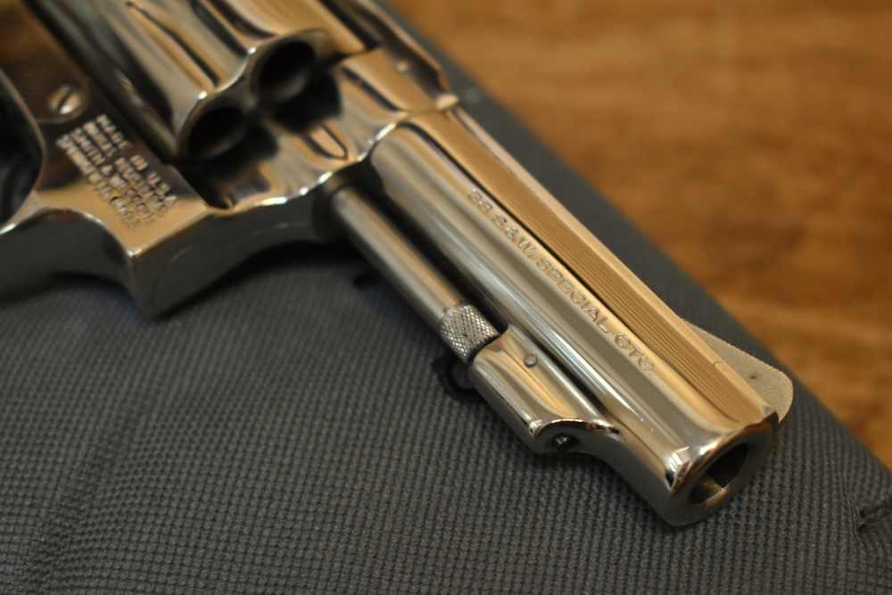 Smith & Wesson Model 36-1 .38 Special 3" Nickel Revolver 70's Era 95% -img-9