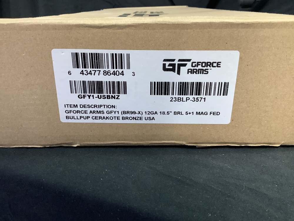 Gforce GFY-1 12ga 2-5rd mags, bronze flag, Olight light -img-1