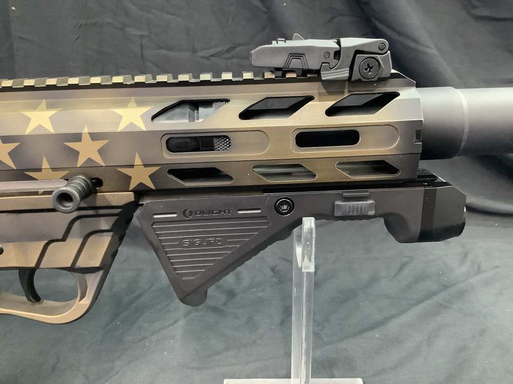 Gforce GFY-1 12ga 2-5rd mags, bronze flag, Olight light -img-5