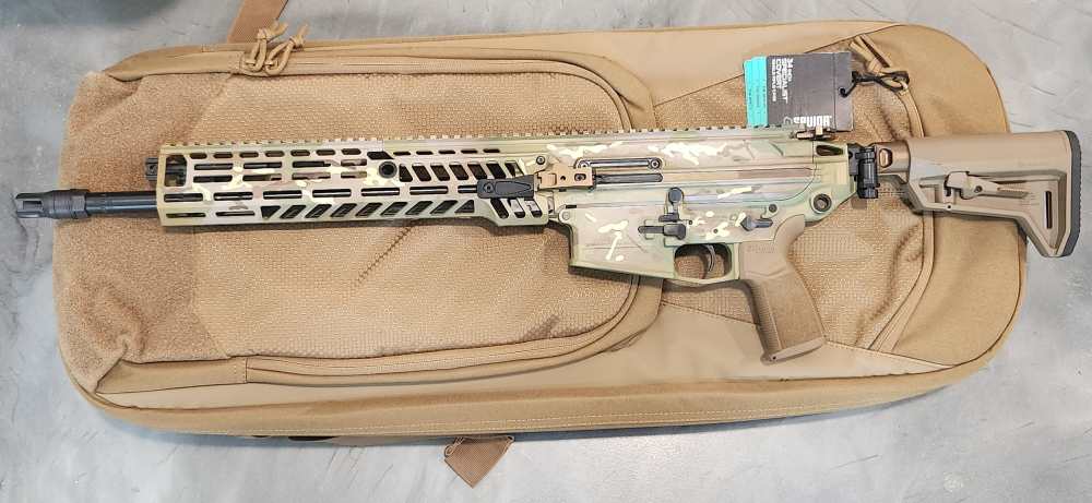 Sig Sauer MCX Spear 7.62x51 16in 20rd Multicam folding stock w/ soft case-img-0