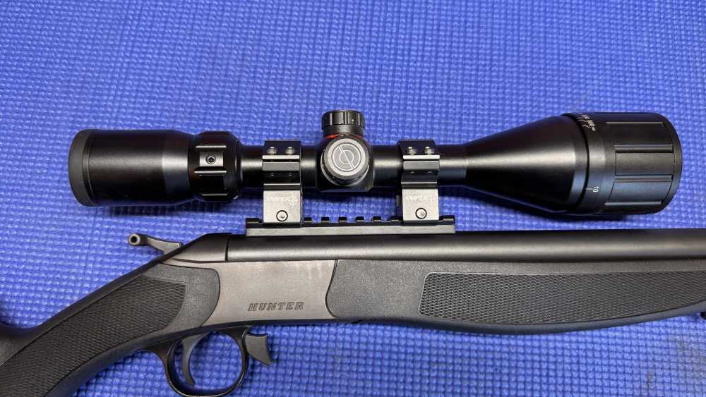 CVA Hunter 450 Bushmaster single shot with Simons 6-18x50 scope-img-5
