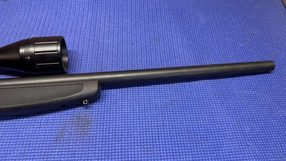 CVA Hunter 450 Bushmaster single shot with Simons 6-18x50 scope-img-3
