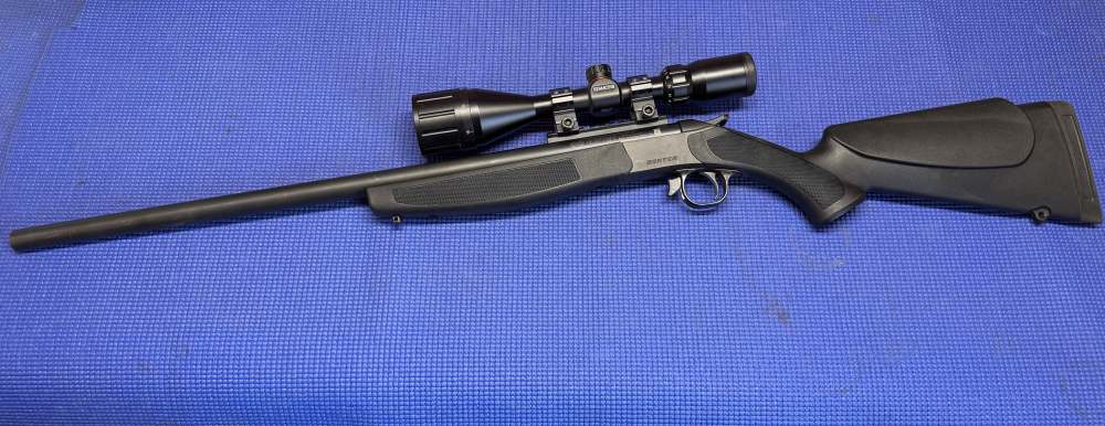 CVA Hunter 450 Bushmaster single shot with Simons 6-18x50 scope-img-7