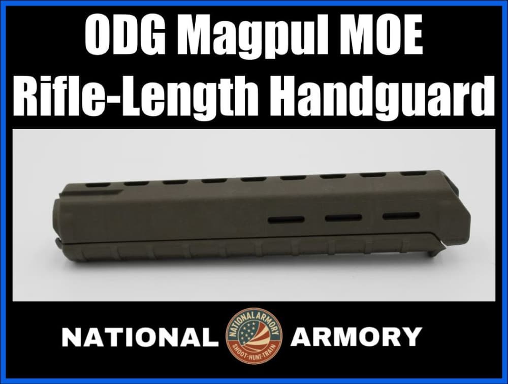 Magpul MOE Rifle-Length Handguard for AR Rifles - OD - (MAG419-ODG)-img-0