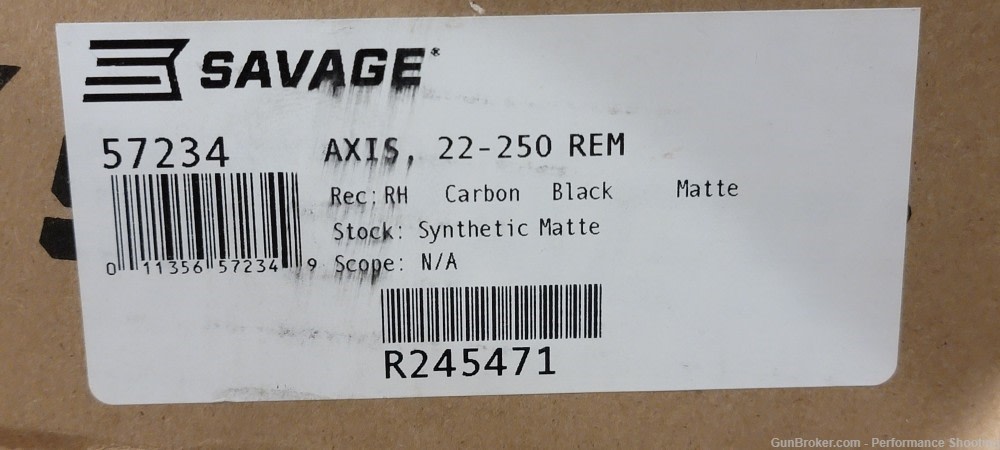 Savage Arms AXIS 22-250 22" Barrel -img-12