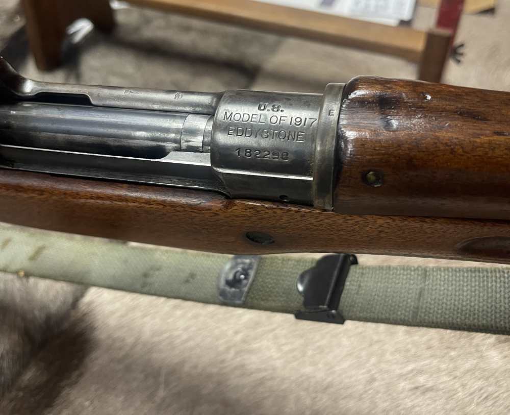 VERY NICE 12-17 EDDYSTONE WWI US MODEL 1917 30-06 RIFLE C&R -img-14