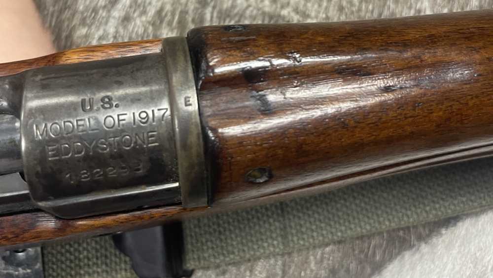 VERY NICE 12-17 EDDYSTONE WWI US MODEL 1917 30-06 RIFLE C&R -img-22
