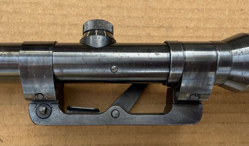 Original German LSR Sniper Rifle Optic Scope & Mount WWII German K98 Mauser-img-9