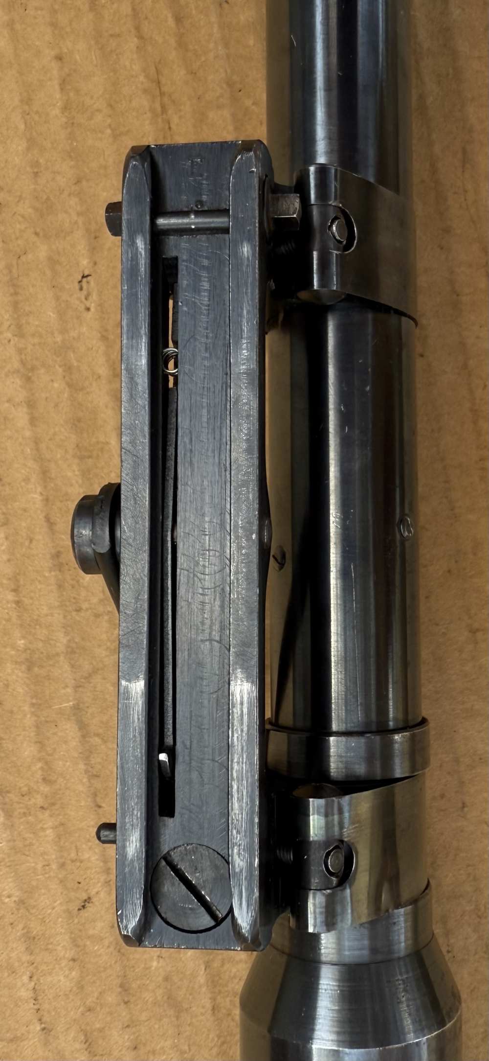 Original German LSR Sniper Rifle Optic Scope & Mount WWII German K98 Mauser-img-10