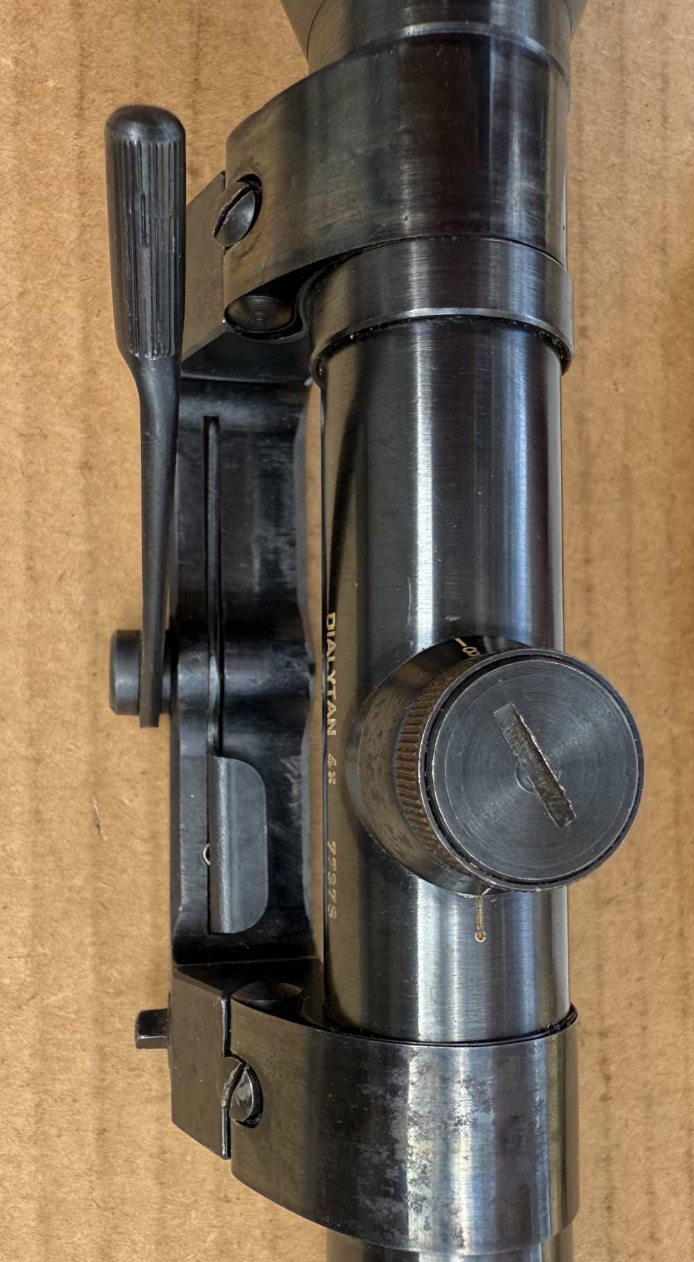 Original German LSR Sniper Rifle Optic Scope & Mount WWII German K98 Mauser-img-3