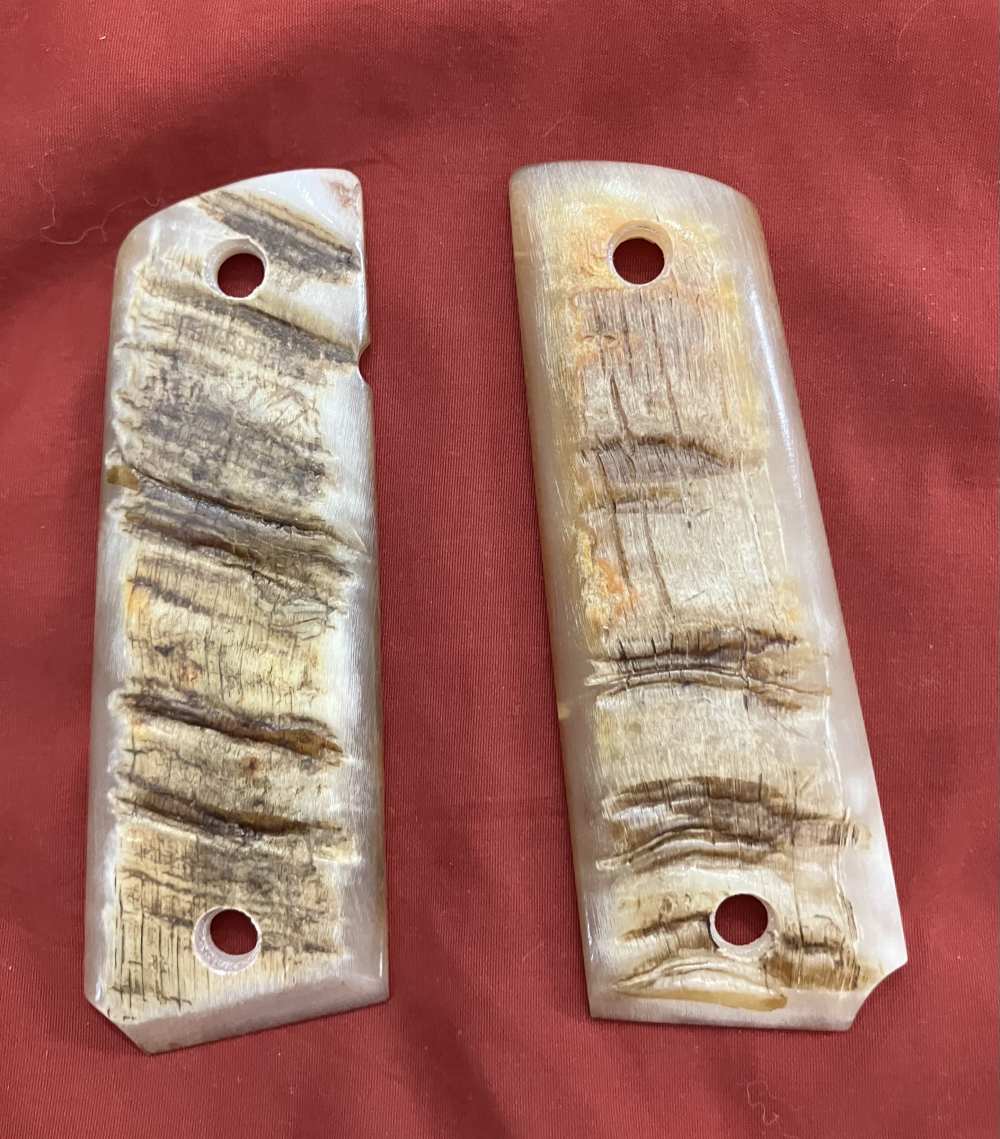 Genuine Ram Horn Grips  for Colt 19 11 and clones-img-1