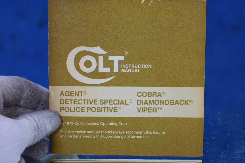 Colt Diamondback Cobra Viper Agent Detective Special Police Positive Manual-img-5