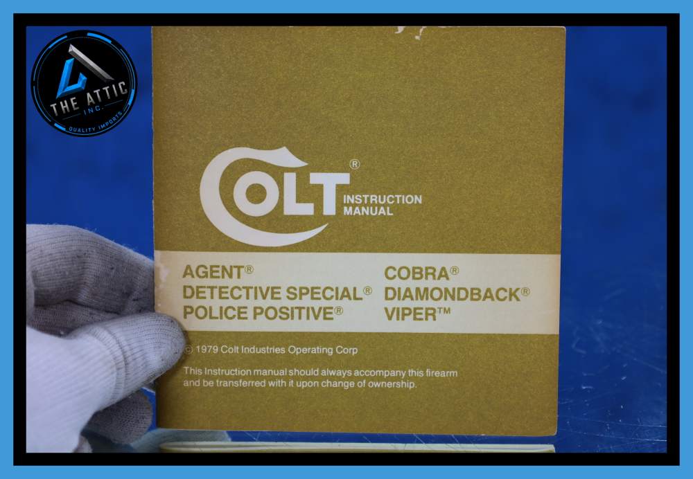 Colt Diamondback Cobra Viper Agent Detective Special Police Positive Manual-img-0
