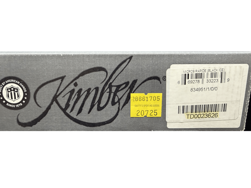 Kimber Micro 9 Rapide Black Ice 9mm 3" Grey/SS 3300223-img-2
