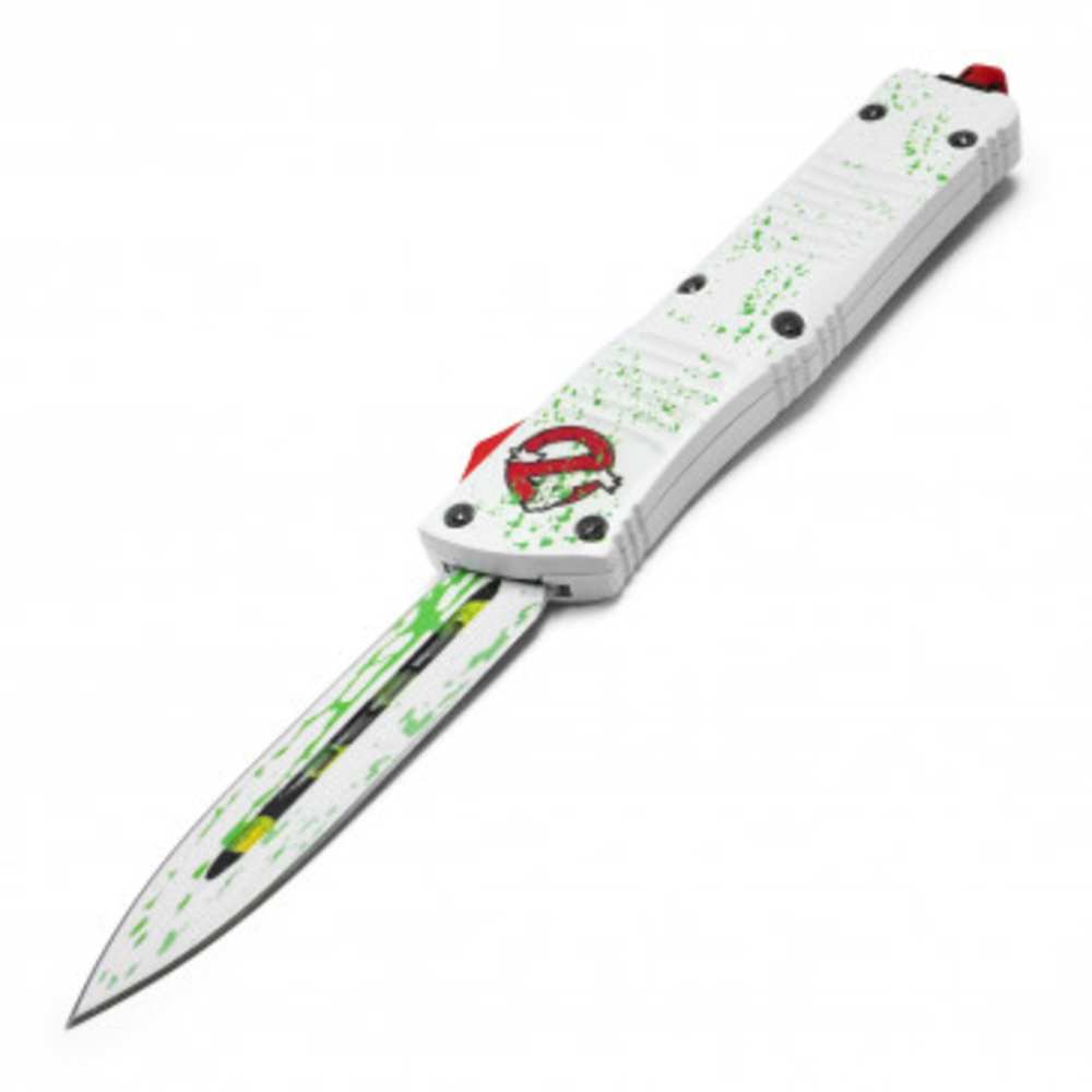 Ghostbusters OTF Knife Retro Slime Theme Automatic Double Action OTF EDC-img-1