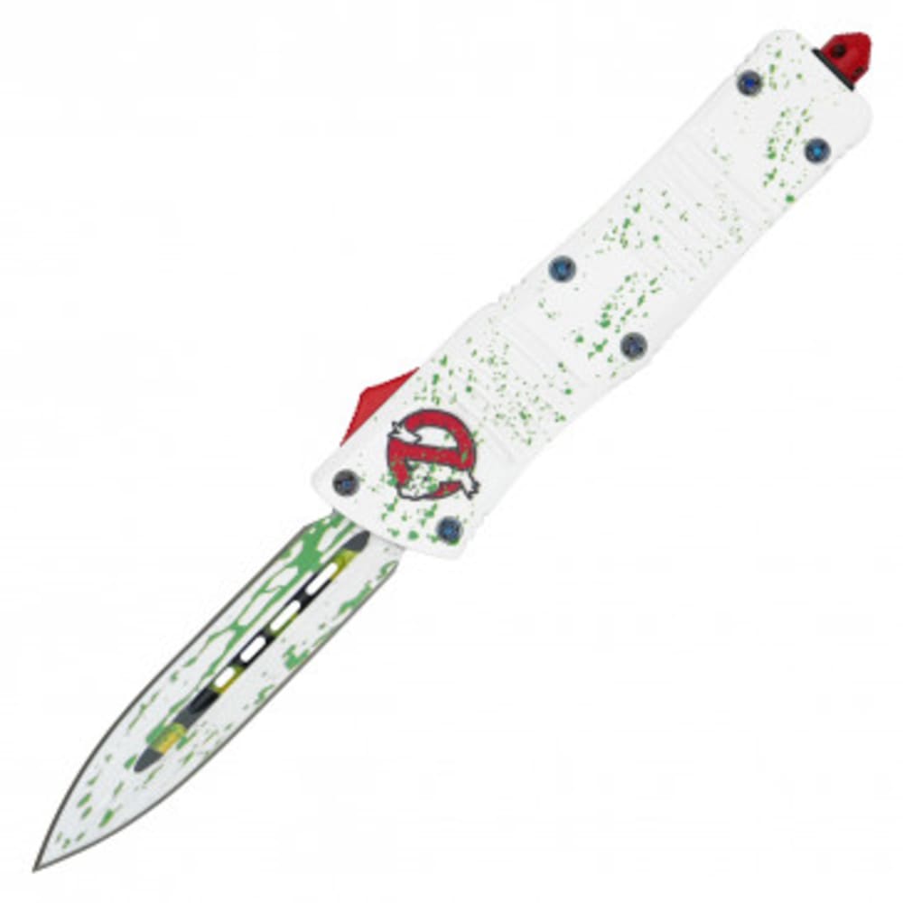 Ghostbusters OTF Knife Retro Slime Theme Automatic Double Action OTF EDC-img-0