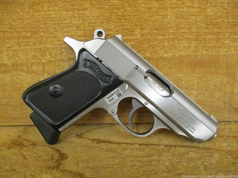 Walther PPK .380 ACP Stainless NIB -img-0