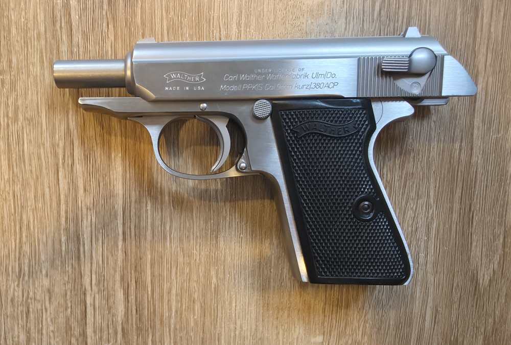 Walther Interarms PPK/S .380 ACP Stainless NIB Unfired 2 Mags Box-img-3